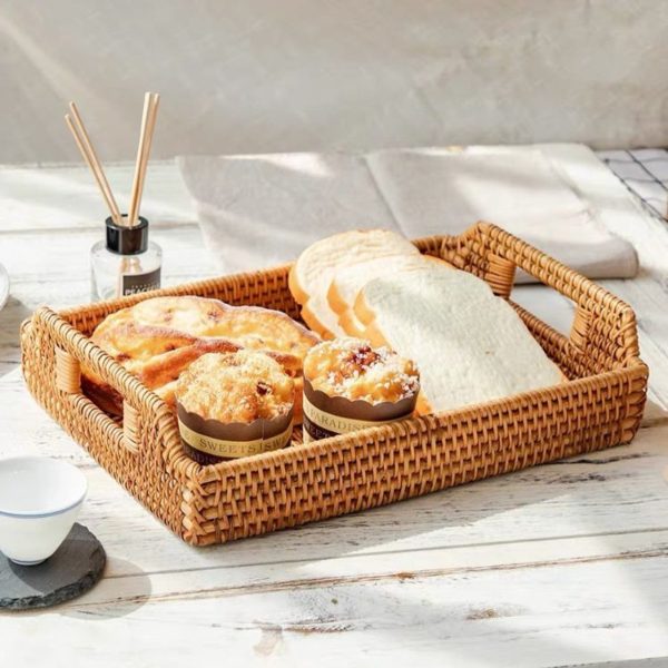 Bamboo Serving Tray: Kitchen, Bathroom, Vanity